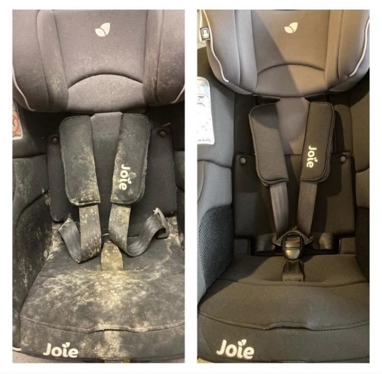 car seat cleaning